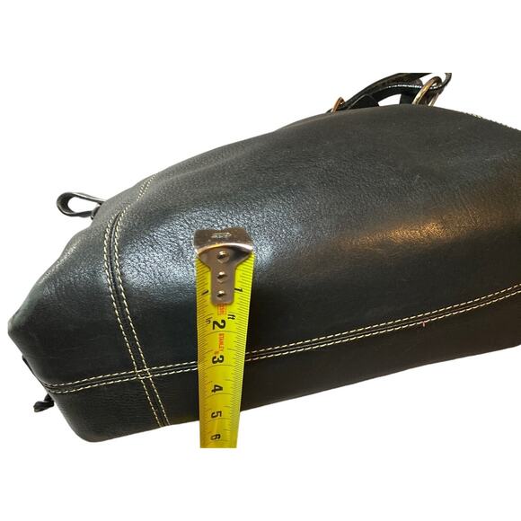 Dooney & Bourke Satchel Handle Brown Soft Pebble Leather - Picture 6 of 9